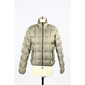 EDDIE BAUER First Ascent Downlight Green Down Filled Puffer Jacket Coat, Size S